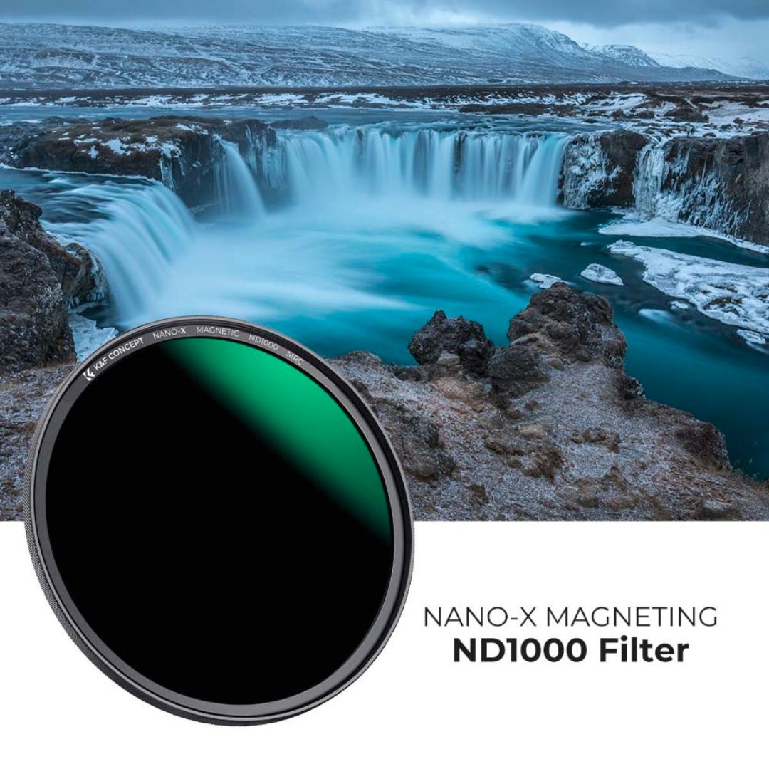 K&F Concept 82mm Magnetic ND1000 Filter, HD Waterproof Scratch-Resistant Anti-Reflection Nano-X SKU.1762 - 5